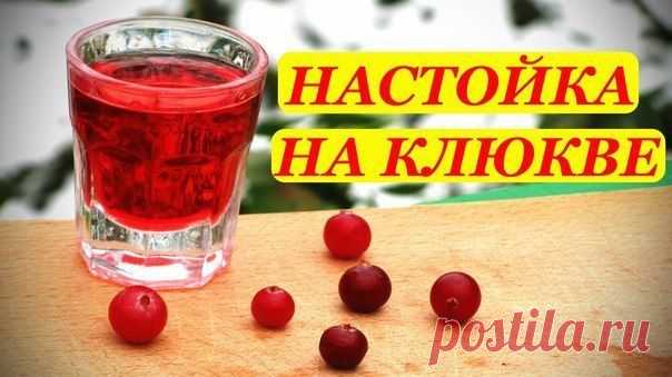 клюквенная настойка