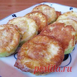 Кабачки с мясом в кляре