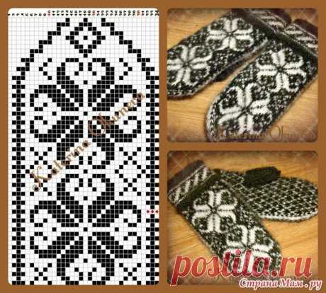 Жаккард для варежек — Сделай сам, идеи для творчества - DIY Ideas