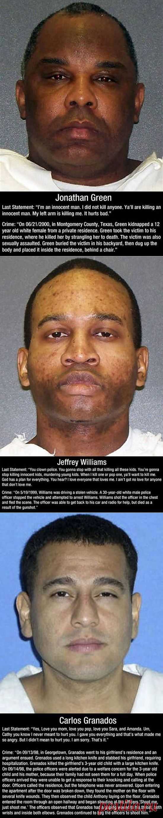 The Last Words Said by Death Row Inmates (10 Photos) | FunCage
