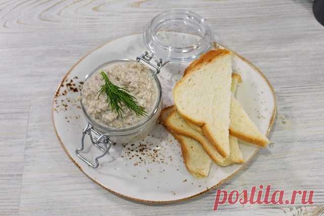 Паштет из курицы и грибов. — Кулинарная книга