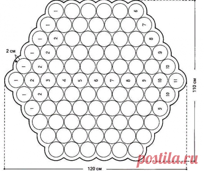 Красивые скатерти крючком: схемы, описания