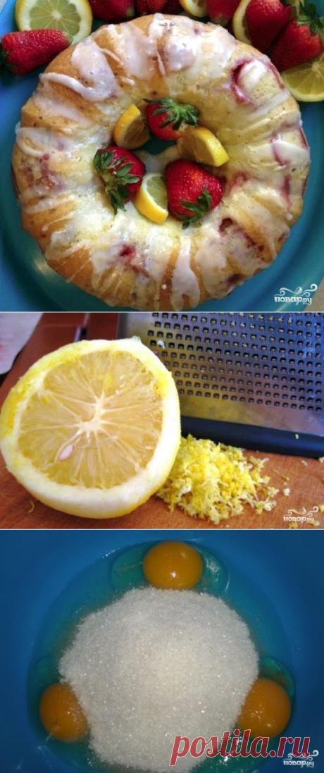 Кекс с клубникой в мультиварке - пошаговый кулинарный рецепт на Повар.ру