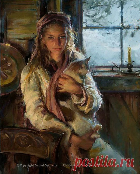 Американский художник Daniel F. Gerhartz