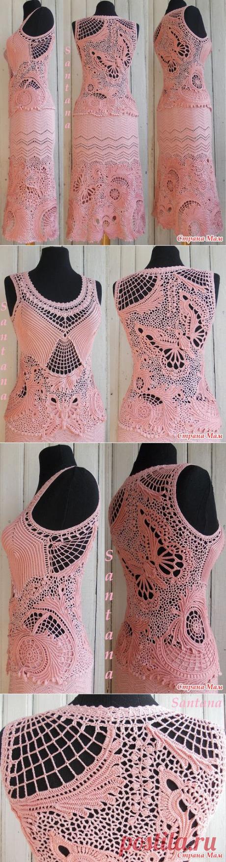 Костюм &quot;Сады Эдема&quot; (раскладка на ткани + подготовка к 1-ой примерке). Много фото - Все в ажуре... (вязание крючком) - Страна Мам