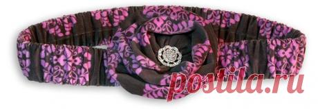 Нарядный пояс с цветами — Рукоделие