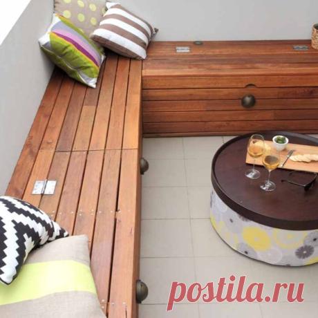 Креативные идеи для балкона — Роскошь и уют