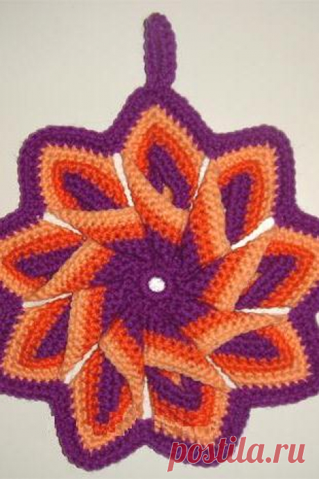 Вязание прихваток крючком