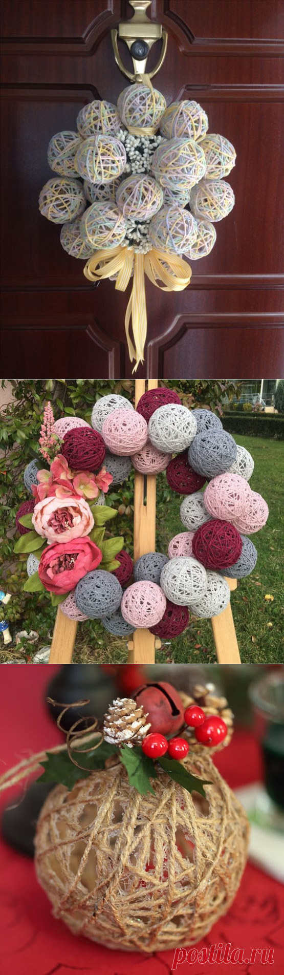 Tutorial Adornos Rústicos Navideños (Esferas de Hilos)