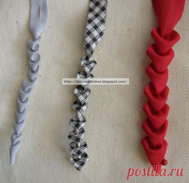 Украшение из лент.