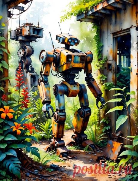 Постиронические Сады: Природа Возвращается к Власти. stable diffusion - Stable Diffusion 1.5 / SDXL примеры промтов - Форум ИИ о нейросетях - Yes Ai