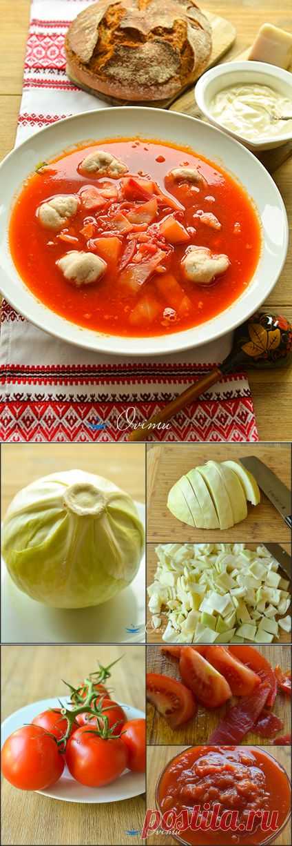 Foodclub — кулинарные рецепты с пошаговыми фотографиями - Украинская кухня. Полтавский борщ с галушками