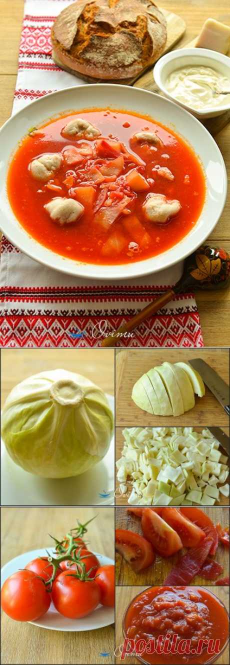 Foodclub — кулинарные рецепты с пошаговыми фотографиями - Украинская кухня. Полтавский борщ с галушками