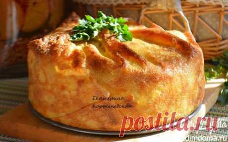 Блинный пирог с грибами и сыром | Кулинарные рецепты от «Едим дома!»