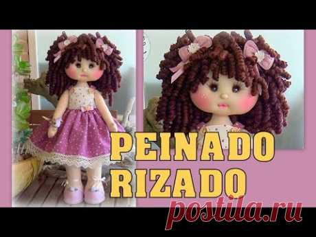 PEINADO RIZADO MUÑECA JUDITH manualilolis video- 427