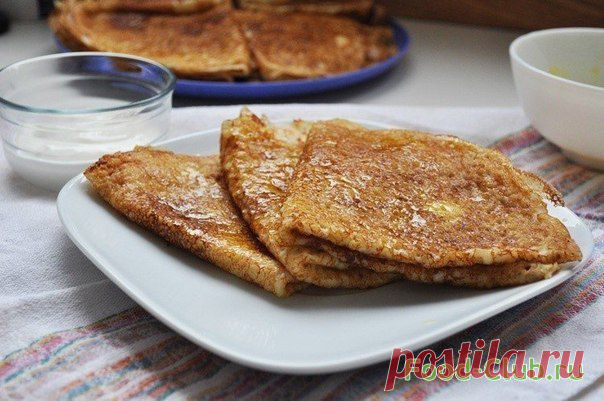 Заварные блины на кефире / Блины, оладьи / Кулинарные рецепты - Фуд-клаб.ру