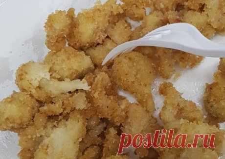 Цветная капуста в панировочных сухарях Автор рецепта AKA MARU - Cookpad