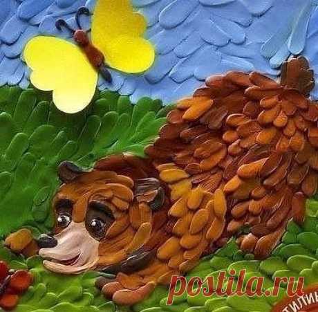Картины из пластилина / Живой лёд глобальных вопросов