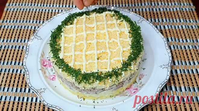 Мой муж просит готовить этот САЛАТ 3 раза в неделю! САМЫЙ ВКУСНЫЙ И ЛЁГКИЙ САЛАТ МУЖСКОЙ КАПРИЗ!