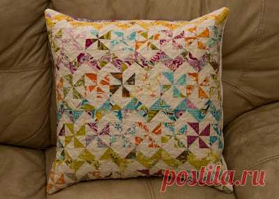 from the blue chair: pillows
