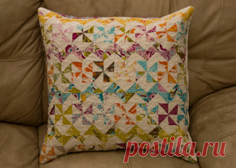 from the blue chair: pillows