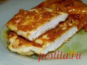 Очень нежные куриные отбивные с хрустящей сырной корочкой