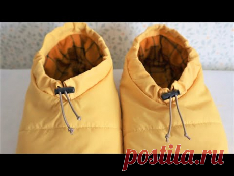 Мешками шью эту обувь и дарю друзьям и родственникам (вся прелесть в болоньи)