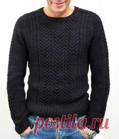 Men's Hand Knit Sweater 85B