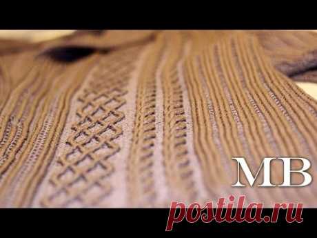 Мужской кардиган, часть 4, заключительная. Рукава. Полная сборка