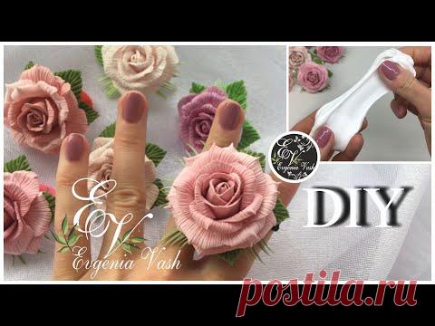 Невероятно КРАСИВО и БЫСТРО получаются РОЗЫ | УКРАШЕНИЯ для МОДНИЦ | FLOWERS made of CLAY