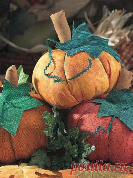 Pumpkin Pincushions