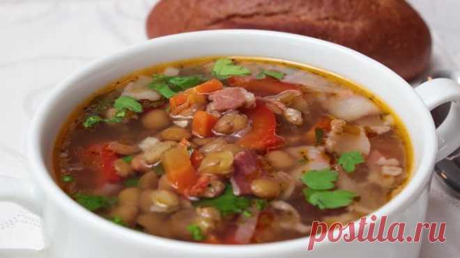 Вкусный и Питательный Супчик с Чечевицей и Беконом