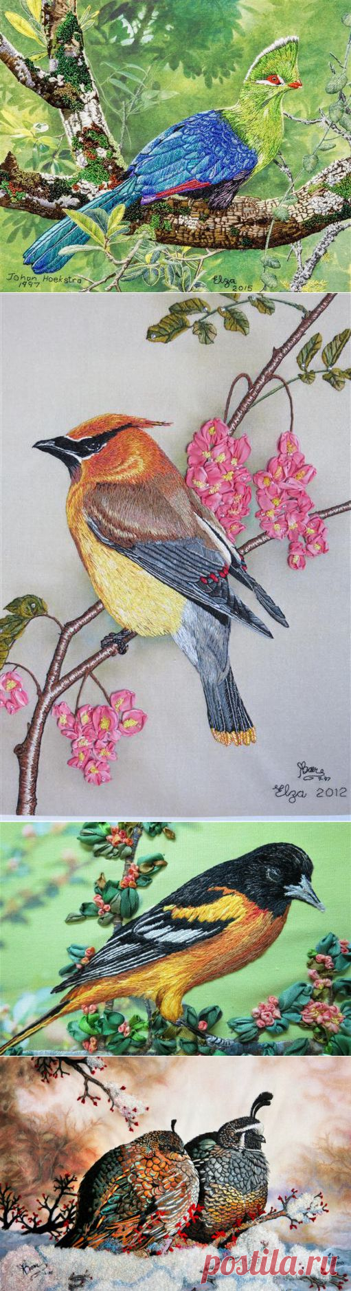 Анималистика Elzaz Embroidery. Невероятная вышивка гладью