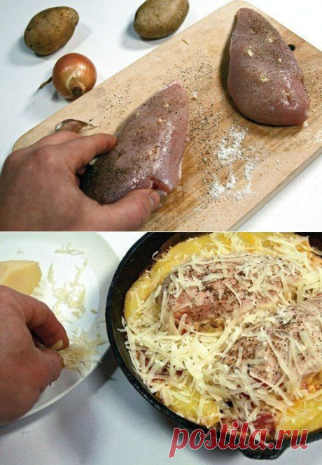 Сочное куриное филе в сливках | Интересные рецепты