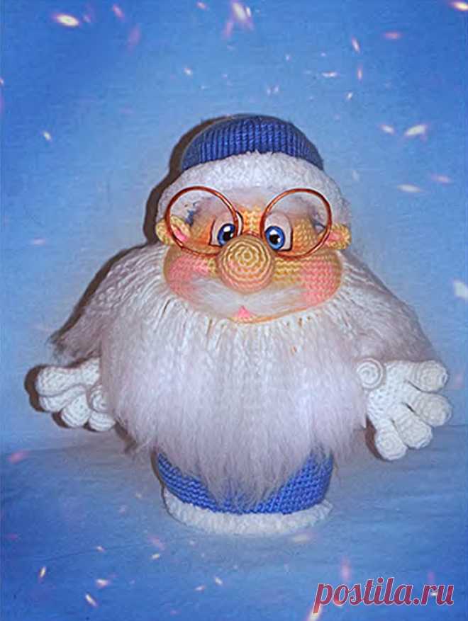 PDF Дед Мороз крючком. FREE crochet pattern; Аmigurumi doll patterns. Амигуруми схемы и описания на русском. Вязаные игрушки и поделки своими руками #amimore - Дед Мороз, Новый год, новогодняя кукла, куколка, Санта Клаус.