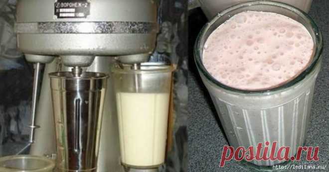 Рецепт вкусного молочного коктейля СССР по 9 копеек