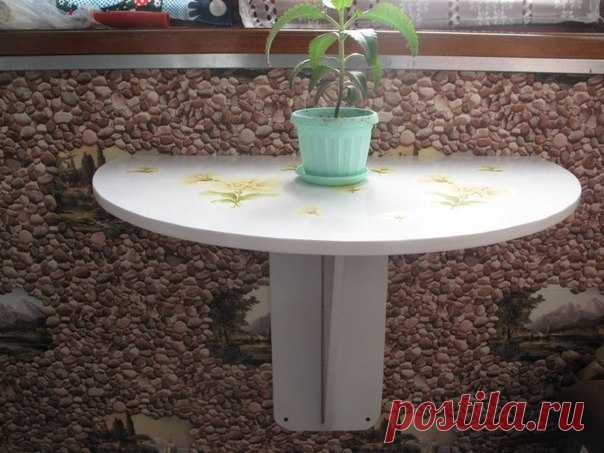 Складной столик для маленького балкона — Сделай сам, идеи для творчества - DIY Ideas