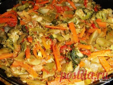 Овощное рагу с брокколи - пошаговый кулинарный рецепт на Повар.ру
