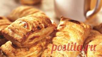 Слоеные пирожки с изюмом и творогом, пошаговый рецепт с фото Слоеные пирожки с изюмом и творогом. Пошаговый рецепт с фото, удобный поиск рецептов на Gastronom.ru