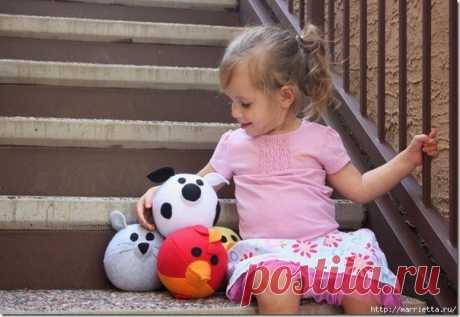 своими руками. Мячики-зверюшки / Мягкие игрушки, тильда своими руками. Выкройки, мастер классы, фото / Ёжка - стихи, загадки, творчество и уроки рисования для детей