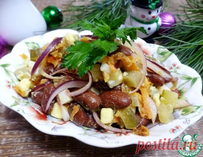 Салат с фасолью – кулинарный рецепт
