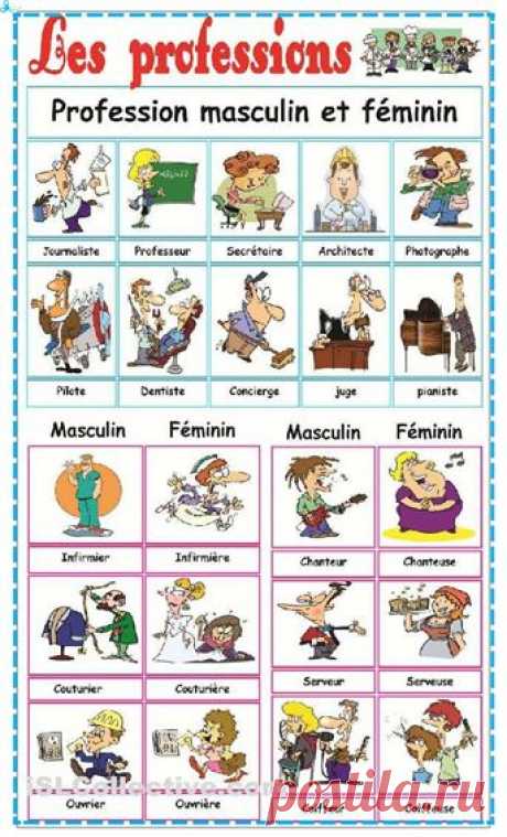 (1) Les professions | école élémentaire | Французский
