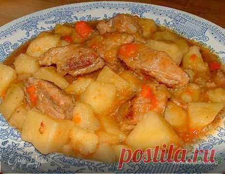 Тушеная картошка в мультиварке с куриным филе, пошаговый рецепт на 1663 ккал, фото, ингредиенты - Екатерина Владимирова