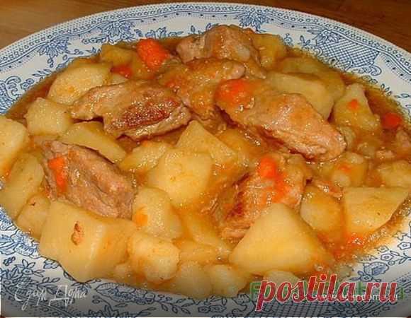 Тушеная картошка в мультиварке с куриным филе, пошаговый рецепт на 1663 ккал, фото, ингредиенты - Екатерина Владимирова