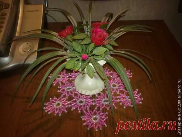 Салфетка из бисера своими руками