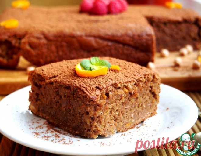 Шоколадный пирог из нута – кулинарный рецепт