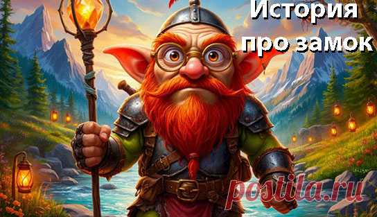 Жил-был один хитрый гоблин — очень старый, с длинной рыжей бородой и большими белыми глазами, сверкающими сквозь золотые очки. Его звали Горбун, и жил он в старом замке, расположенном высоко в горах.