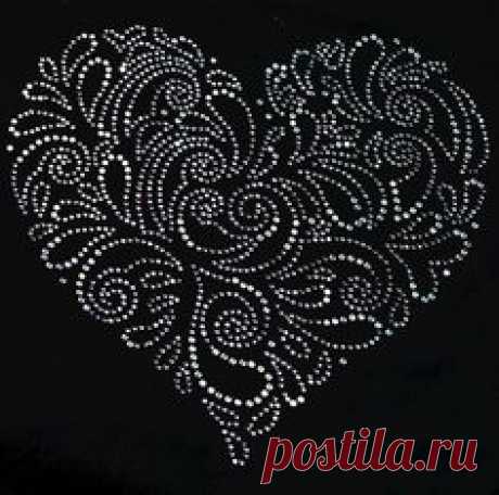 Valentine's Day Paisley Heart by SkullsBonesTattoos