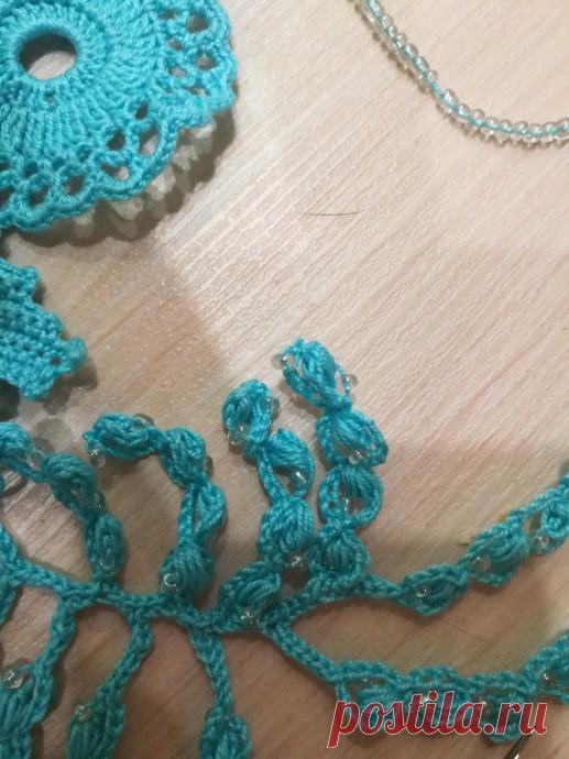 Заготовка для блузы в технике "Ирландское кружево"