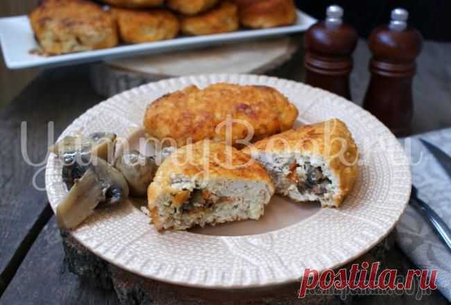 ​Куриные зразы с грибами